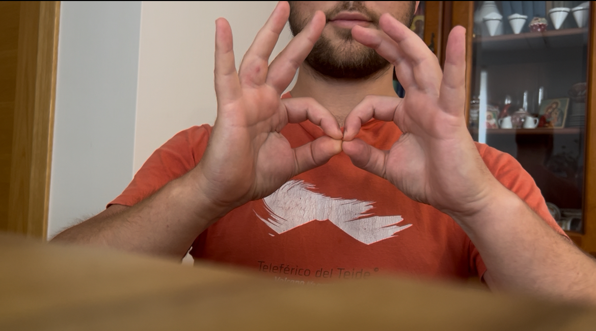 ilja performing mudra infinity